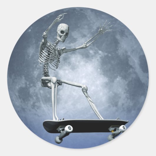 Moonlight Skateboarden sticker (Voorkant)