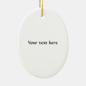 Moonlight Slaap! Keramisch Ornament (Achterkant)