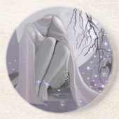 Moonlight Slaap! Zandsteen Onderzetter (Voorkant)