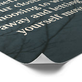 Moonlight Sluiting-Inspirerend Night Sky Wall Art Poster (Hoek)