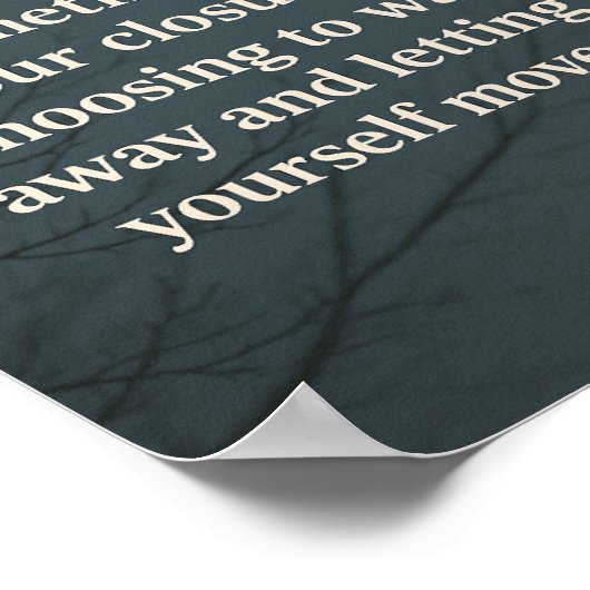 Moonlight Sluiting-Inspirerend Night Sky Wall Art Poster (Hoek)