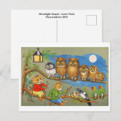 Moonlight Sonata Louis Wain Feestdagenkaart (Voorkant / Achterkant)