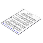 Moonlight-Sonata-Ludwig-Beethoven Notitieboek (Linkerzijde)