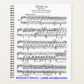 Moonlight-Sonata-Ludwig-Beethoven Planner (Voorkant)