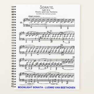Moonlight-Sonata-Ludwig-Beethoven Planner