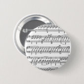Moonlight-Sonata-Ludwig-Beethoven Ronde Button 5,7 Cm (Voorkant /achterkant)