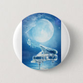 Moonlight Sonata Ronde Button 5,7 Cm (Voorkant)