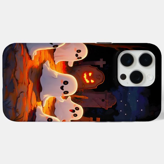 Moonlight Spooky Ghost Tales Case-Mate iPhone Case (Achterkant (horizontaal))