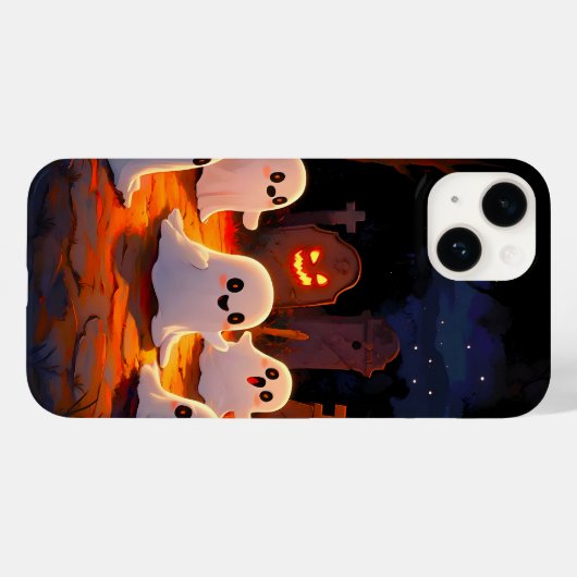 Moonlight Spooky Ghost Tales Case-Mate iPhone Case (Achterkant (horizontaal))