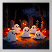 Moonlight Spooky Ghost Tales Poster (Voorkant)