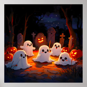 Moonlight Spooky Ghost Tales Poster