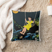 Moonlight Swing Dream beroemd gemaakt door Whimsic Kussen (Deken)
