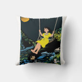 Moonlight Swing Dream beroemd gemaakt door Whimsic Kussen (Achterkant)