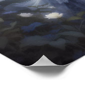 Moonlight Symphony - dromerige viool spelen meisje Poster (Hoek)