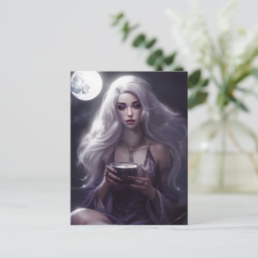 Moonlight Tea Briefkaart (Staand voorkant)