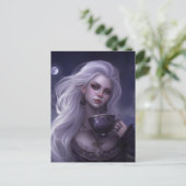 Moonlight Tea Briefkaart (Staand voorkant)