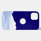 Moonlight Twinkle Star Bekend Landschap Modern Case-Mate iPhone Case (Achterkant (horizontaal))