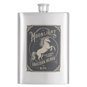 Moonlight Unicorn Blood Halloween Party Flacon