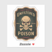 Moonlight Unicorn Blood Label Sticker (Vel)