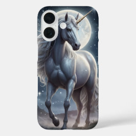 Moonlight Unicorn iPhone 16 Hoesje