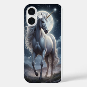 Moonlight Unicorn iPhone 16 Hoesje