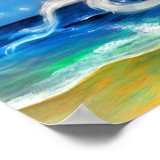 Moonlight Unicorn Poster (Hoek)