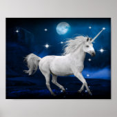 Moonlight Unicorn Poster (Voorkant)