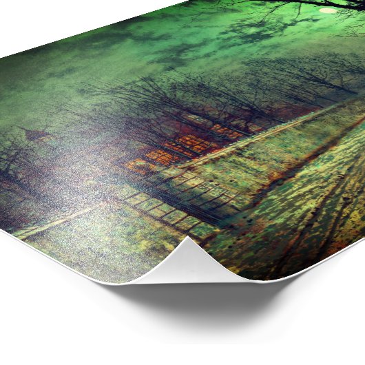 Moonlight Walk Foto Afdruk (Hoek)