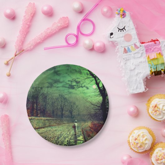 Moonlight Walk Papieren Bordje (Feest)