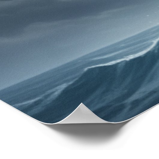 Moonlight Wave & Black Cat Poster (Hoek)