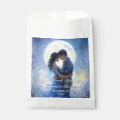 Moonlight Wedding Celestial Love Night Sky Theme Bedankzakje (Voorkant)