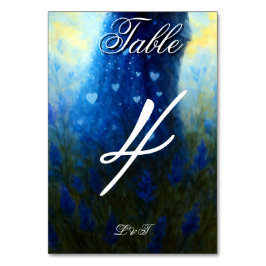 Moonlight Wedding Celestial Love Night Sky Theme Kaart