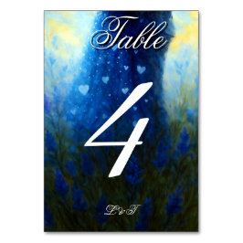 Moonlight Wedding Celestial Love Night Sky Theme Kaart