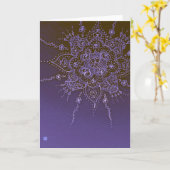 Moonlight-Wenskaart Kaart (Gele Bloem)