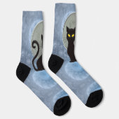 Moonlight Whiskers: Kat vertrouwd Sokken (Rechts)