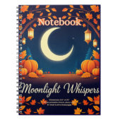 Moonlight Whispers Herfst Spiral Notitieboek (Voorkant)