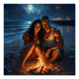 Moonlight Whispers Perfect Poster