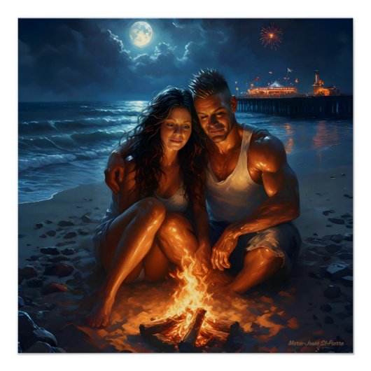 Moonlight Whispers Perfect Poster (Voorkant)