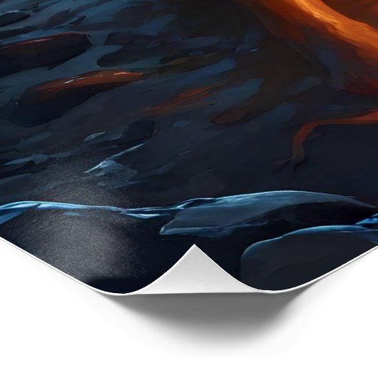 Moonlight Whispers Perfect Poster (Hoek)