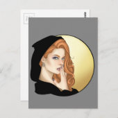 Moonlight Witch Briefkaart (Voorkant / Achterkant)