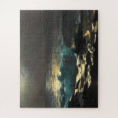Moonlight, Wood Island Light van Winslow Homer. Legpuzzel (Verticaal)
