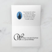 Moonlight Yacht verjaardagskaart Kaart (Binnen)