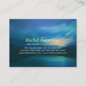 Moonlight Yoga Meditation Crescent Moon Salutation Kortingskaartje (Achterkant)