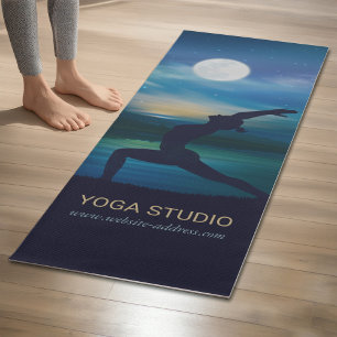Moonlight Yoga Meditation Crescent Moon Salutation Yogamat