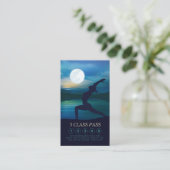 Moonlight Yoga Teacher Half Moon Pose 5 Class Pass Klantenkaartje (Staand voorkant)