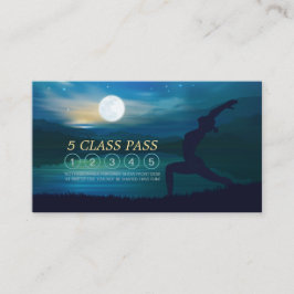 Moonlight Yoga Teacher Half Moon Pose 5 Class Pass Klantenkaartje