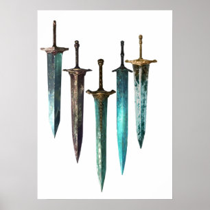 Moonlight-zwaard Poster