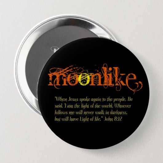 MOONLIKE-toets Ronde Button 4,0 Cm (Voorkant /achterkant)