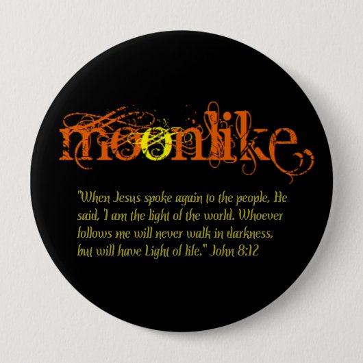 MOONLIKE-toets Ronde Button 4,0 Cm (Voorkant)