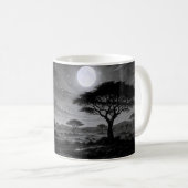 Moonlit African Savanna Koffiemok (Voorkant rechts)